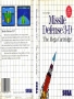 Sega  Master System&nbsp; - &nbsp;Missile Defense 3-D